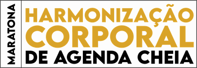 Logomarca Maratona Harmonização Corporal de Agenda Cheia